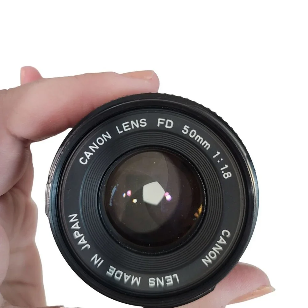Camera lens bundle. TV Zoom Lens J6x12, Auto Zoom 80-200 f3.8, FD 50mm 1:1.8